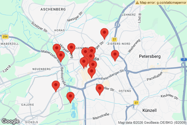 Karte mit Wohnungsauflösungen undefined
