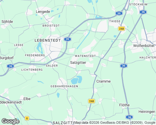 Karte von Salzgitter mit unseren Einsatzgebieten