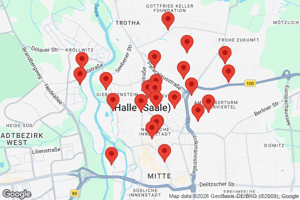 Karte mit Entrümpelungen undefined