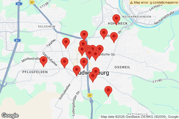 Karte mit Entrümpelungen undefined