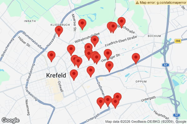 Karte mit Entrümpelungen undefined
