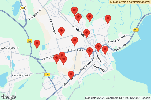 Karte mit Entrümpelungen undefined