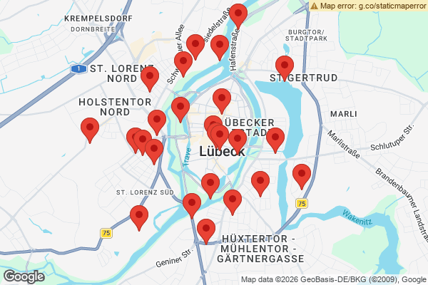 Karte mit Entrümpelungen undefined