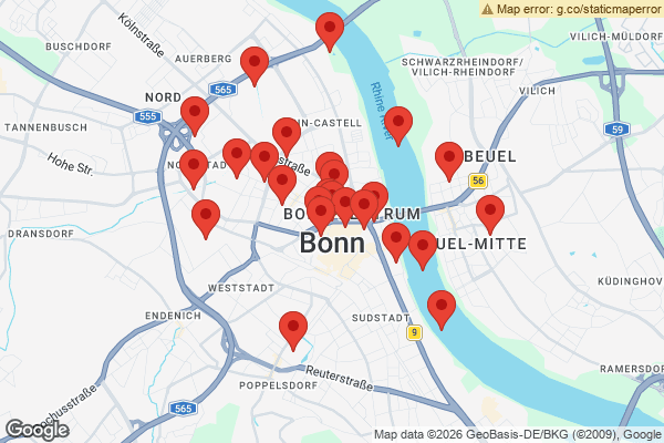 Karte mit Entrümpelungen undefined