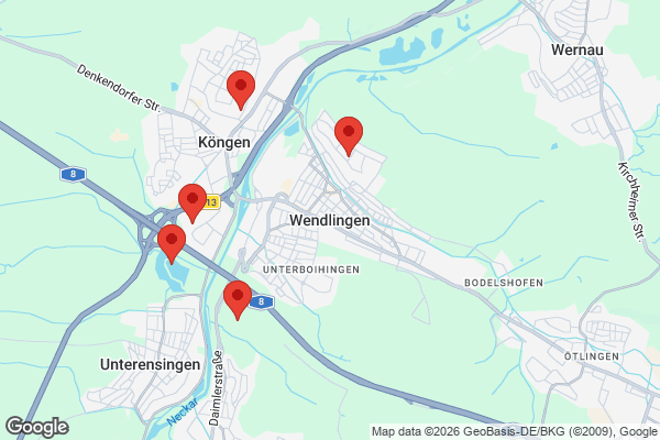 Karte mit Haushaltsauflösungen undefined