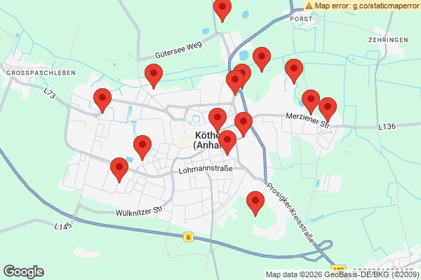 Karte mit Entrümpelungen undefined