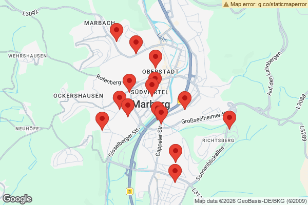 Karte mit Entrümpelungen undefined