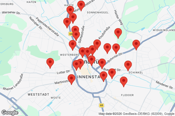 Karte mit Wohnungsauflösungen undefined