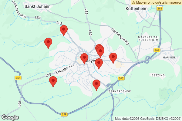 Karte mit Entrümpelungen undefined