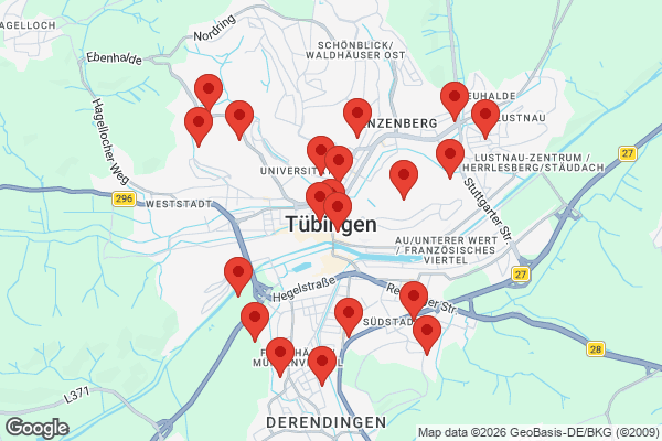 Karte mit Entrümpelungen undefined