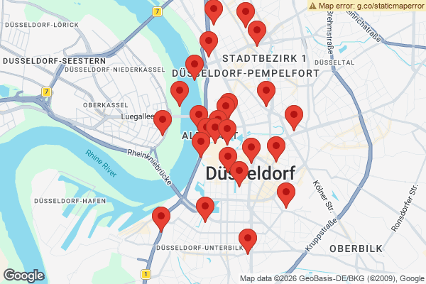 Karte mit Entrümpelungen undefined