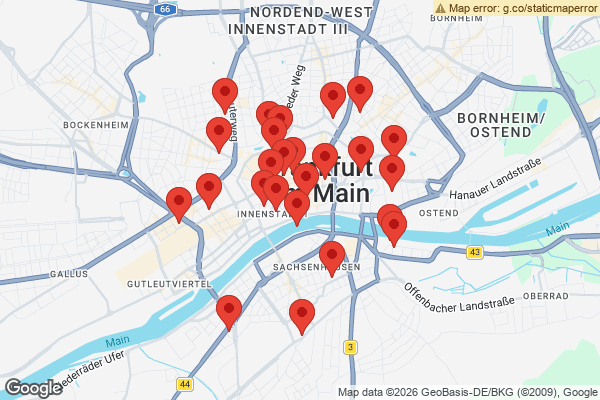Karte mit Entrümpelungen undefined