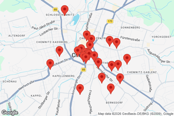 Karte mit Entrümpelungen undefined