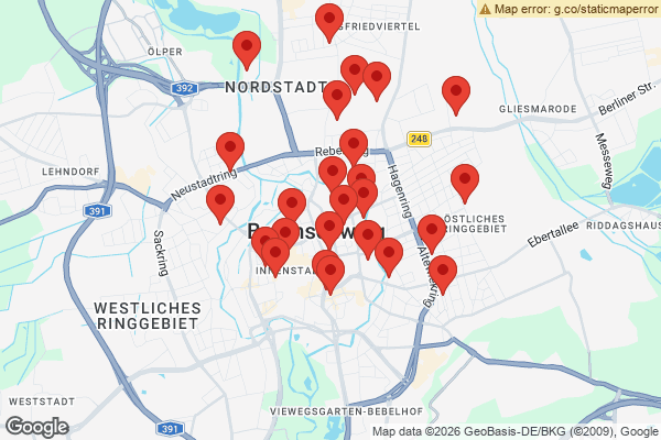Karte mit Entrümpelungen undefined