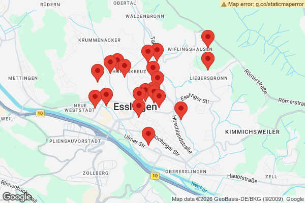 Karte mit Entrümpelungen undefined