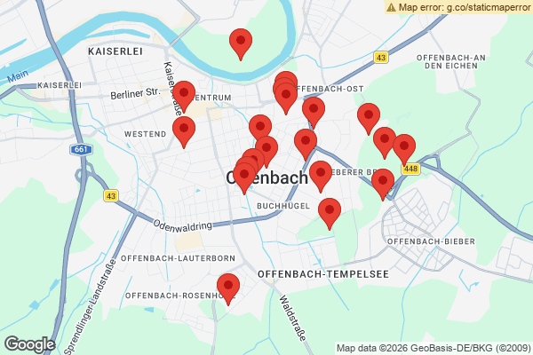Karte mit Entrümpelungen undefined