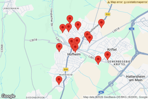 Karte mit Entrümpelungen undefined