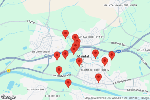 Karte mit Entrümpelungen undefined