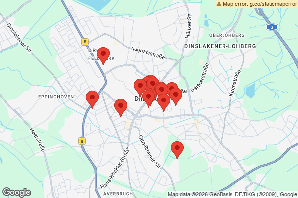 Karte mit Entrümpelungen undefined