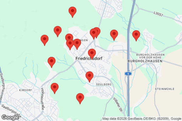 Karte mit Entrümpelungen undefined