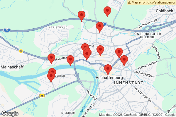 Karte mit Entrümpelungen undefined