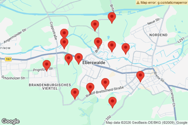 Karte mit Entrümpelungen undefined
