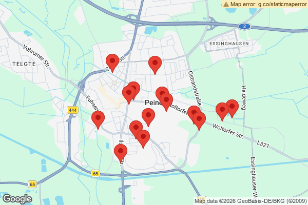 Karte mit Entrümpelungen undefined