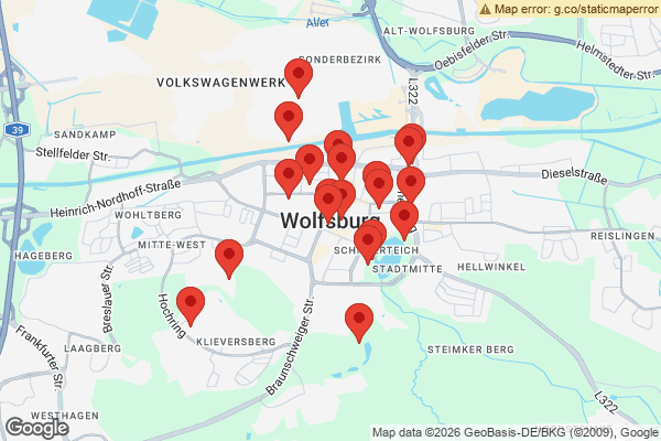 Karte mit Entrümpelungen undefined