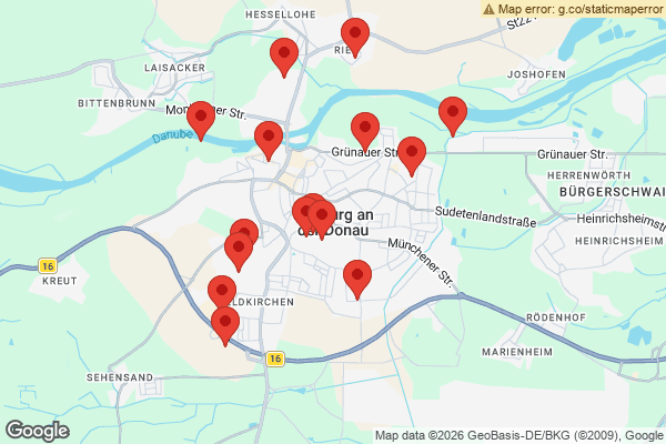 Karte mit Entrümpelungen undefined