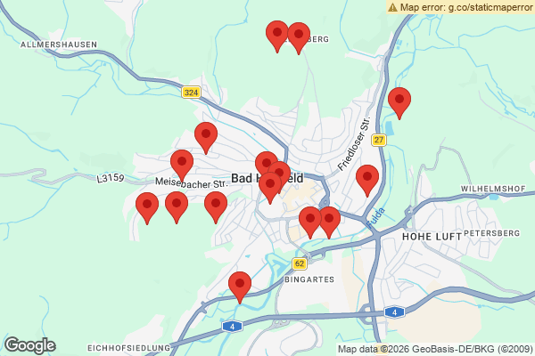 Karte mit Entrümpelungen undefined