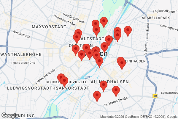 Karte mit Entrümpelungen undefined