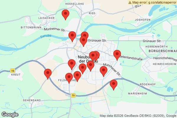 Karte mit Entrümpelungen undefined