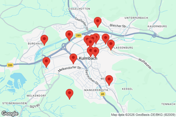 Karte mit Entrümpelungen undefined