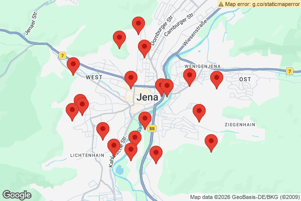Karte mit Entrümpelungen undefined