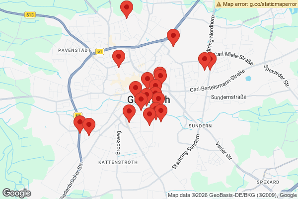 Karte mit Wohnungsauflösungen undefined