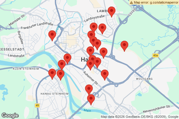 Karte mit Haushaltsauflösungen undefined