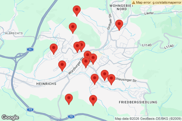 Karte mit Entrümpelungen undefined