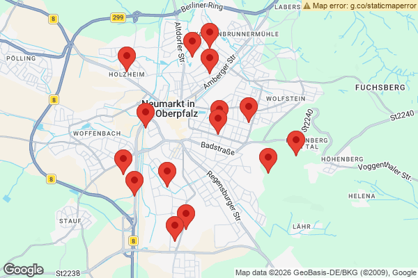Karte mit Entrümpelungen undefined