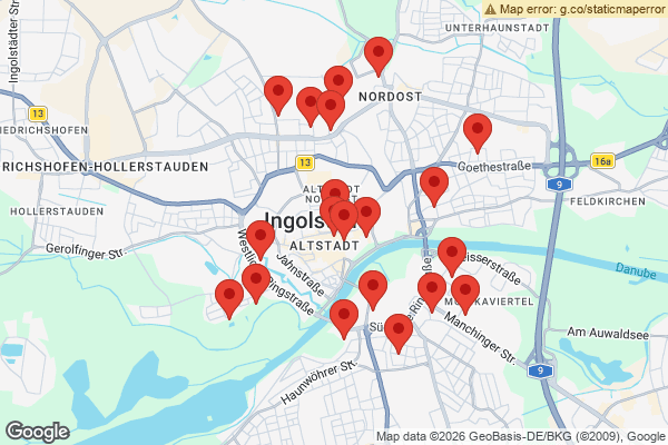 Karte mit Entrümpelungen undefined