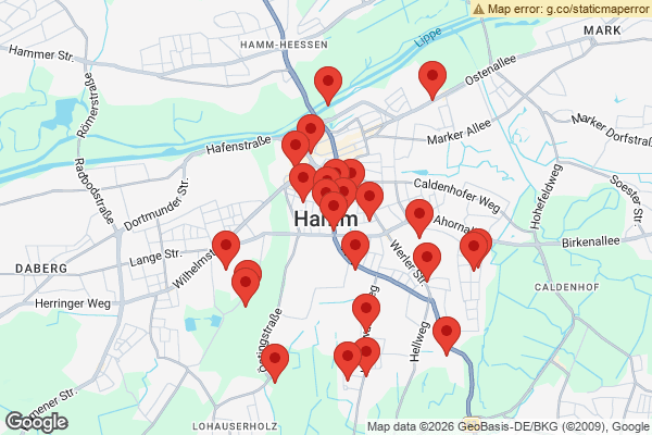 Karte mit Haushaltsauflösungen undefined