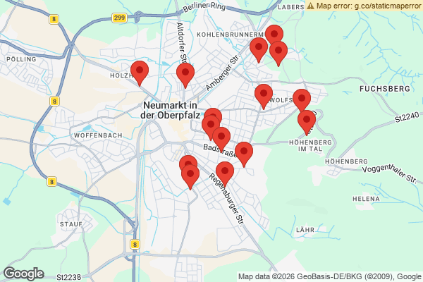 Karte mit Entrümpelungen undefined