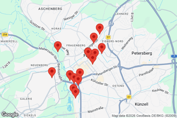 Karte mit Entrümpelungen undefined