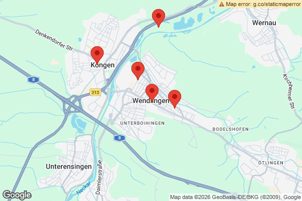 Karte mit Entrümpelungen undefined