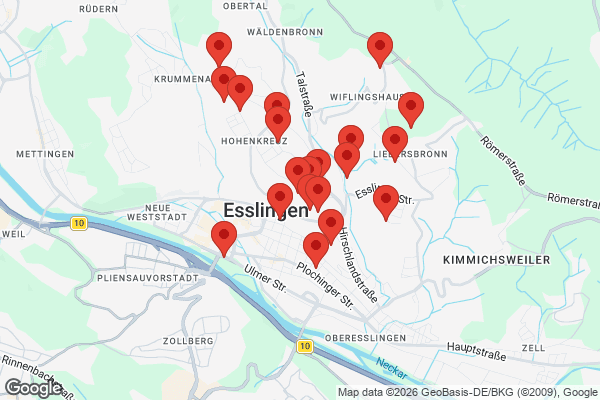 Karte mit Haushaltsauflösungen undefined