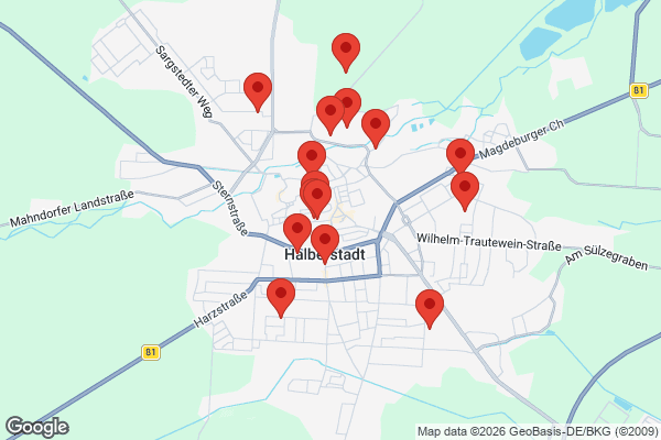 Karte mit Entrümpelungen undefined