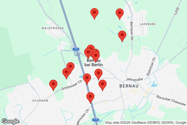 Karte mit Entrümpelungen undefined