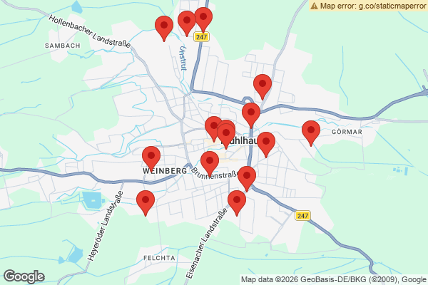 Karte mit Entrümpelungen undefined